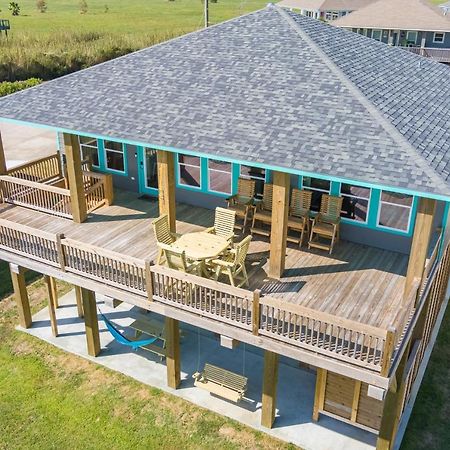 Stylish 4Br Crystal Beach Retreat Walk To Beach Bolivar Peninsula Экстерьер фото