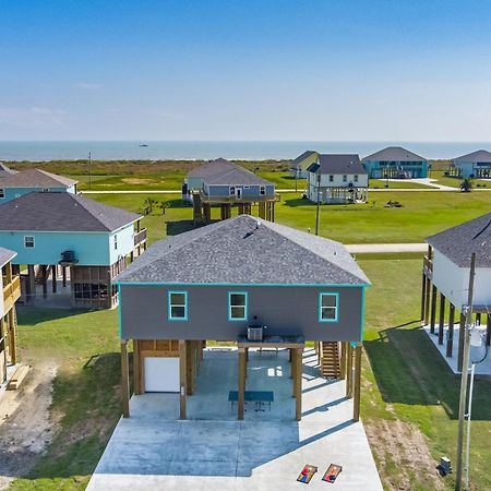 Stylish 4Br Crystal Beach Retreat Walk To Beach Bolivar Peninsula Экстерьер фото